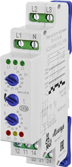 Реле контроля фаз РКН-3